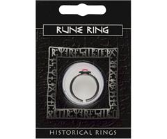 VGRRP   Rune Gem Ring Pewter, Viking Westair